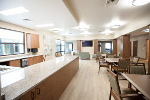 Cafeteria of Cascadia of Nampa, Idaho a skilled nursing and rehabilitation facility