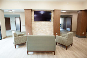 Lobby of Cascadia of Nampa, Idaho a skilled nursing and rehabilitation facility