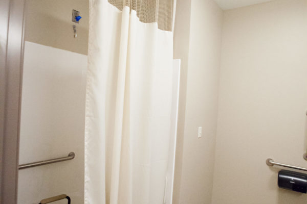 Bathroom in therapy area of Cascadia of Nampa, Idaho a skilled nursing and therapy facility